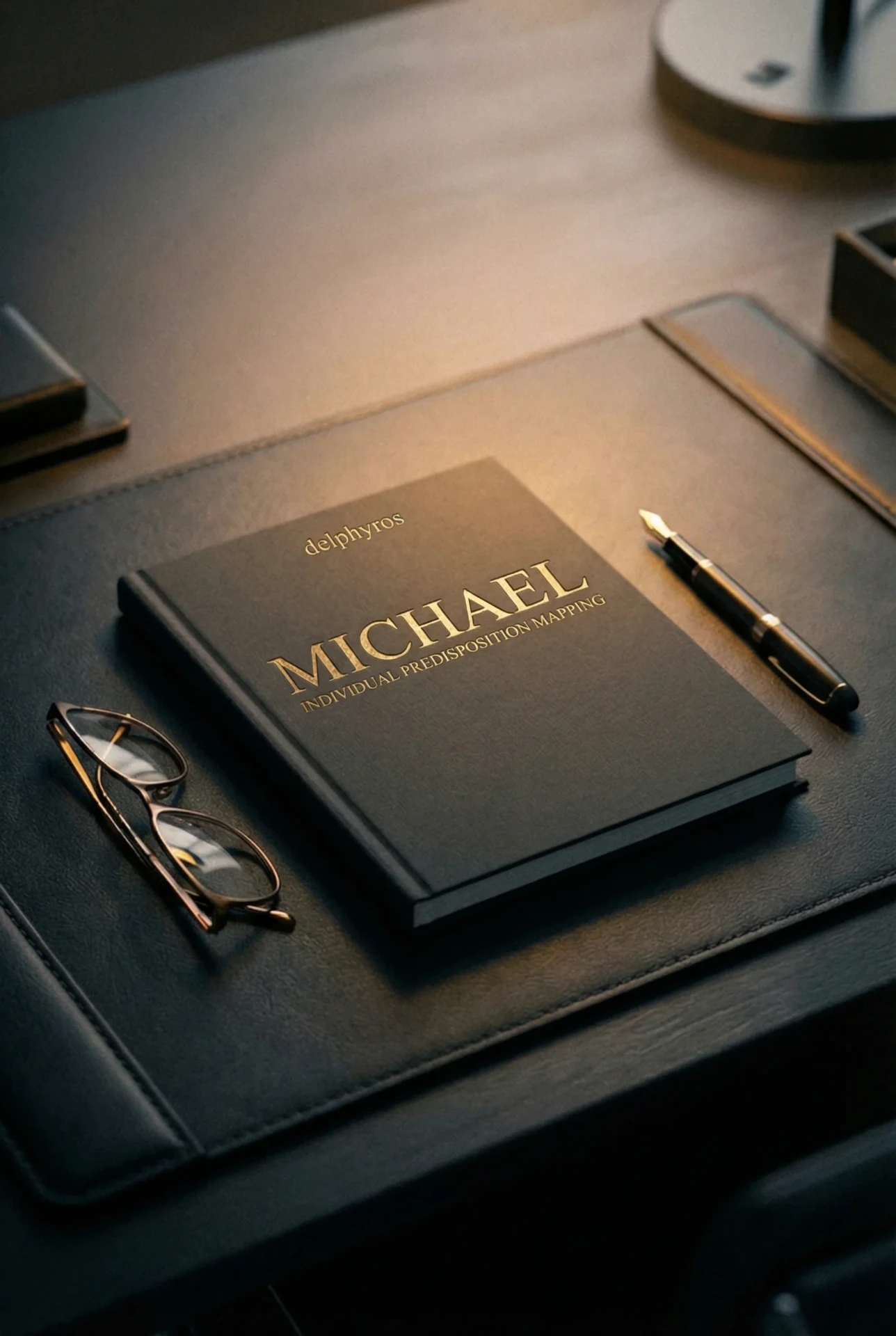 Delphyros Individual Predisposition Mapping report on desk